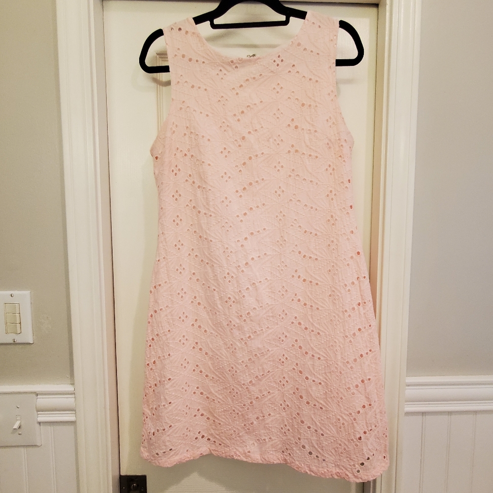 Tommy Hilfiger Pink Eyelet Dress
